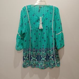 New Directions Weekend Boho blouse